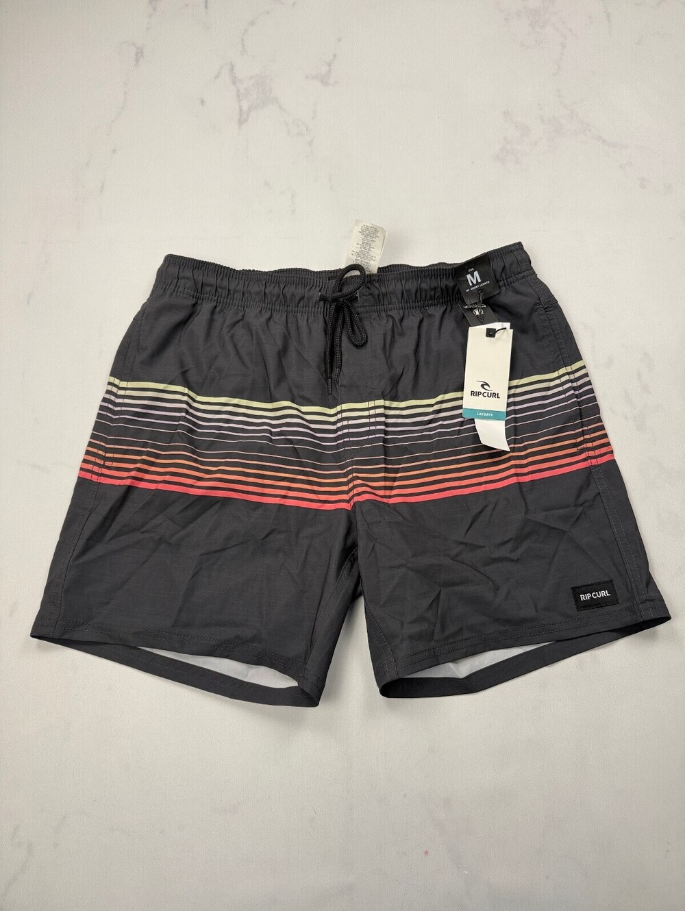 Rip Curl Laydays Boardshorts Shorts Black Current Standout Style - Mens M